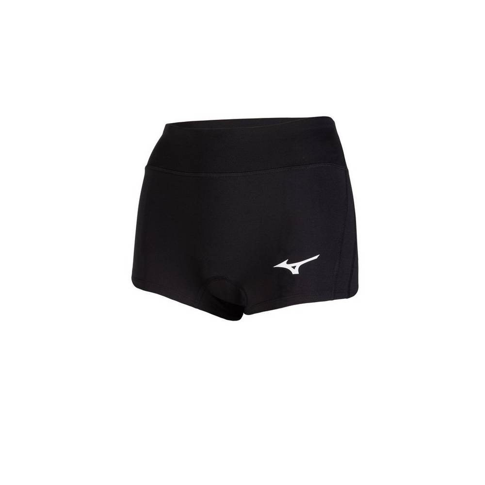 Mizuno Apex 2.5" Inseam Női Rövidnadrág Fekete GHC605271